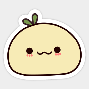 Kawaii Mochi Plant Yellow Sticker